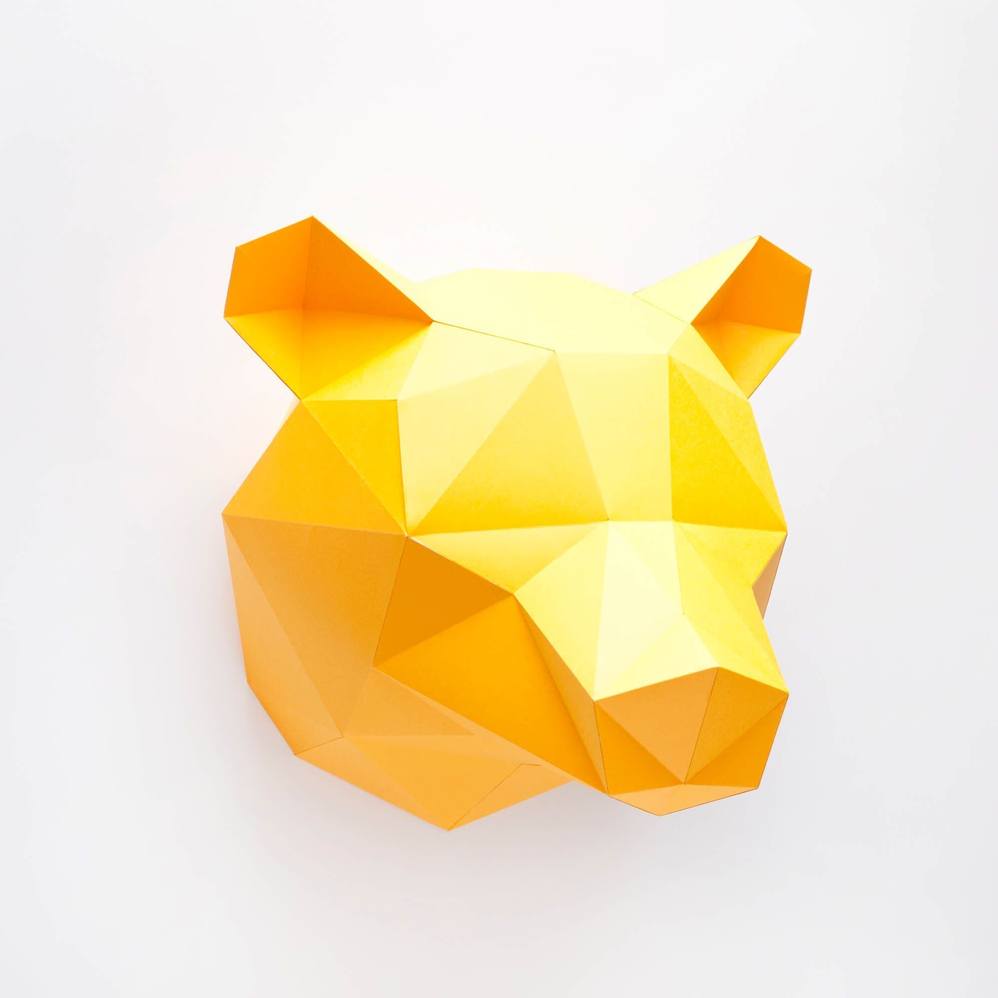 Paper Bear - Trophée en papier Assembli